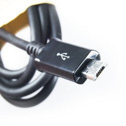 Cable MICRO USB AAA black