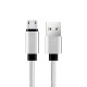 Cable USB ATX BRAIDED MICRO USB silver