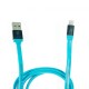 Cable USB LIGHTNING LICENSED blue CABLE