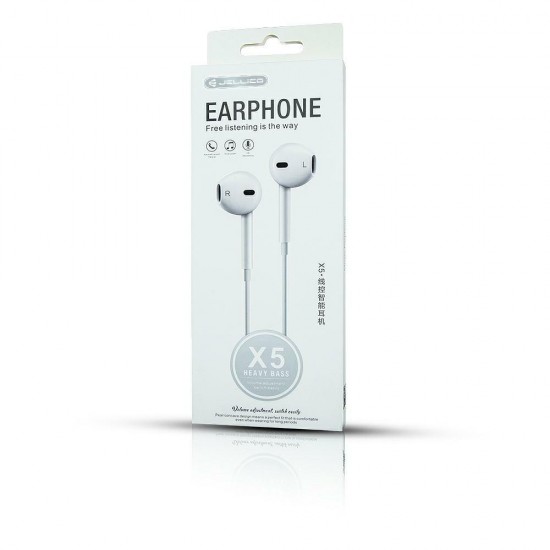 Headphones JELLICO X5 white