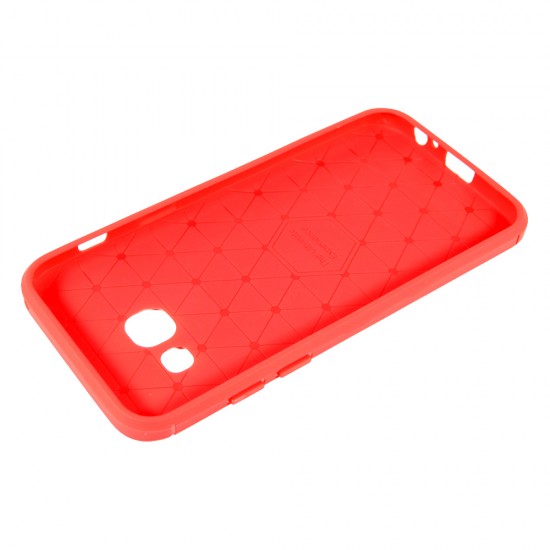 Case CARBON HUAWEI MATE 10 red