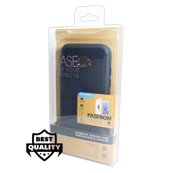 Чехол CARBON HUAWEI Y3 2017 dark blue BOX