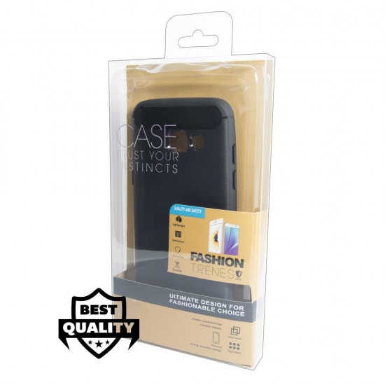 Чехол CARBON HUAWEI Y6 2018 black BOX Чехол CARBON HUAWEI Y6 2018 black BOX