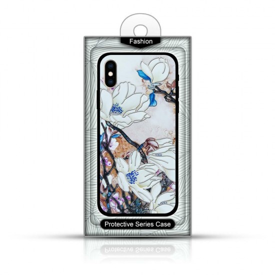 Case FLOWERS 3D HUAWEI P40 PRO white