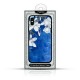 Case FLOWERS 3D Samsung A10 blue