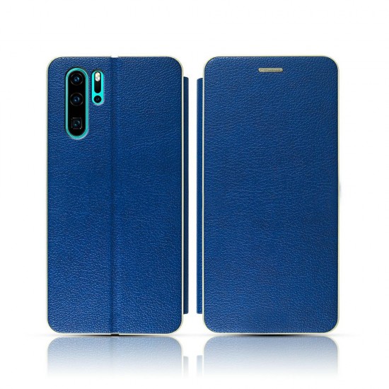 Case FRAME BOOK HUAWEI Y7 2019 blue