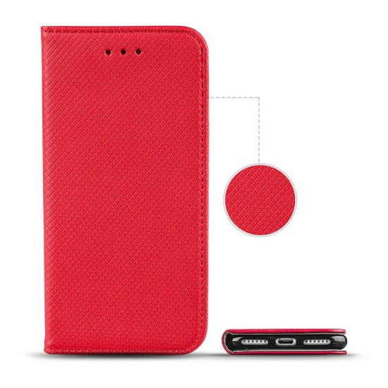 Kaaned MAGNETIC CASE HTC U ULTRA red