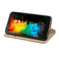 Чехол MAGNETIC CASE HUAWEI Y3 2017 gold