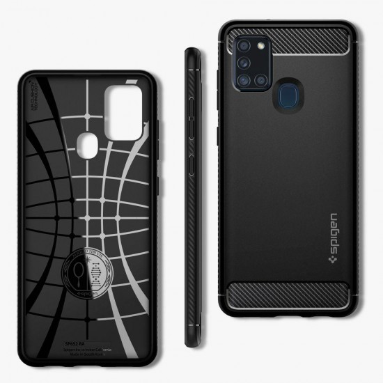 Чехол SPIGEN ARMOR Samsung A21S black