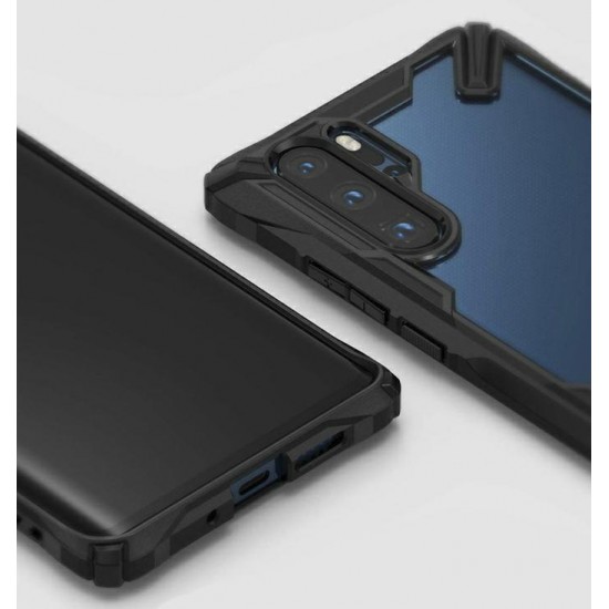 Case SPIGEN RINGKE FUSION X HUAWEI P30 PRO black