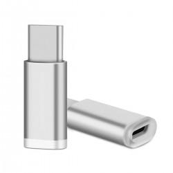 Adapter MICRO USB - TYPE C 3.1 silver