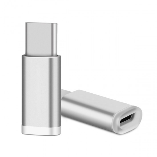 Adapter MICRO USB - TYPE C 3.1 silver