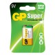 Battery SUPERALKALINE GP 9V 6LF22 1szt