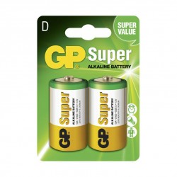 Battery SUPERALKALINE GP D LR20 2szt