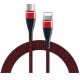 Cable ARMOR LIGHTNING TO TYPE C red