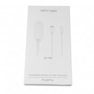 Cable HDMI - LIGHTNING white