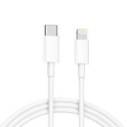 Cable LIGHTNING TO TYPE C BOX white