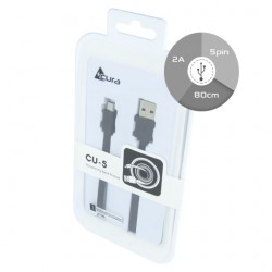 Кабель USB ACURA MICRO CU5 0.8M BOX black