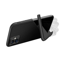 Чехол CARBON FOLDING Samsung A20S black