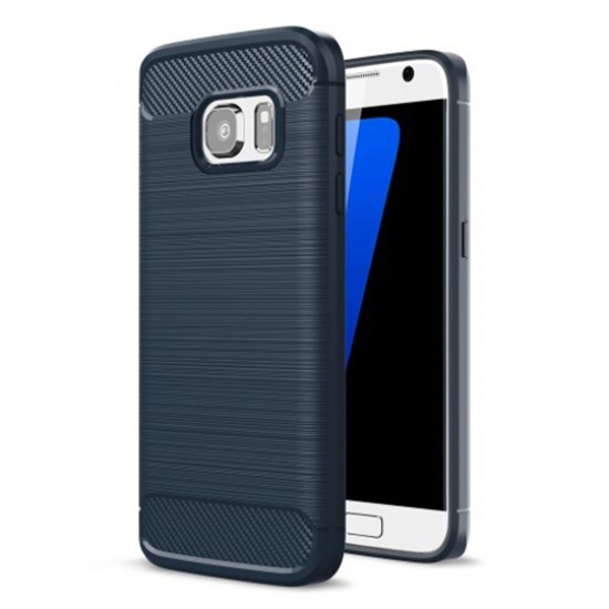 Case CARBON HUAWEI MATE 10 dark blue