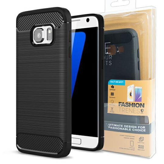 Case CARBON HUAWEI P40 black BOX