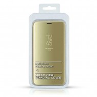 Чехол CLEAR VIEW COVER HUAWEI P40 .gold