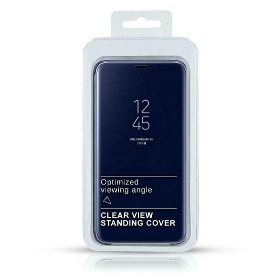 Чехол CLEAR VIEW COVER HUAWEI P40 LITE .blue