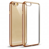 Case ELECTRO JELLY Alcatel PIXI 4 5" gold