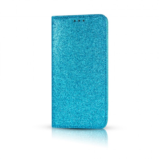 Kaaned ETUI BROKAT HUAWEI Y7 2018 PRIME blue