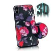 Case FLOWERS 3D Samsung A30/A20 black