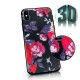 Case FLOWERS 3D Samsung A40S/M30 black