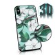 Case FLOWERS 3D Samsung A80 green