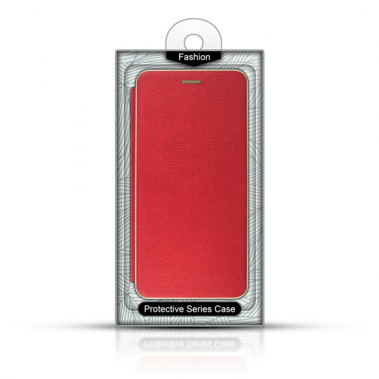 Case FRAME BOOK Samsung A7 2018 red
