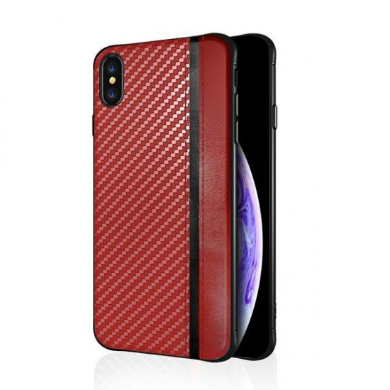 Чехол MULSAE CARBON Samsung S9 red