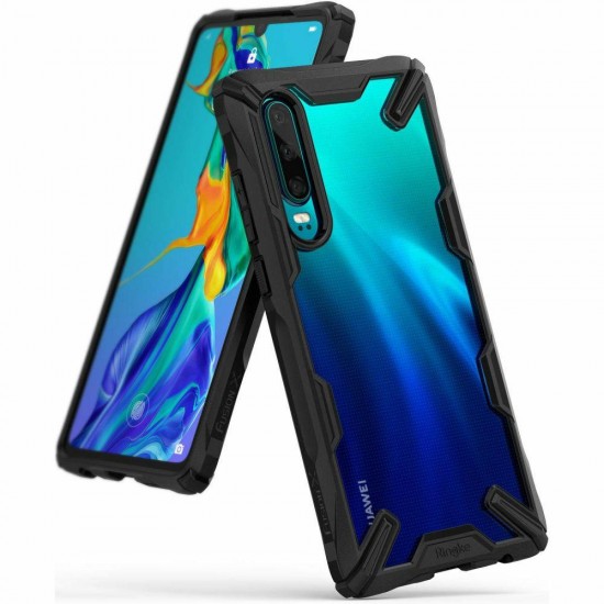 Kaaned SPIGEN RINGKE FUSION X HUAWEI P30 black