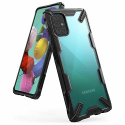 Чехол SPIGEN RINGKE FUSION X Samsung A71 black