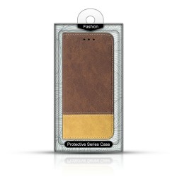 Чехол SUEDE BOOK LG K50S brown