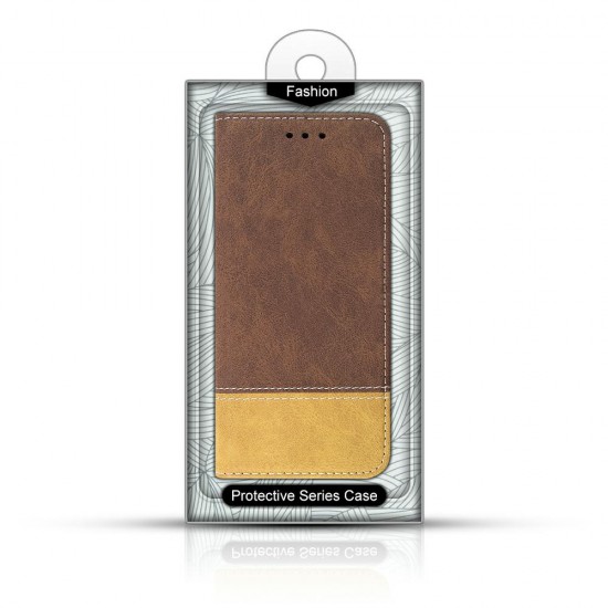 Чехол SUEDE BOOK Samsung A30/A20 brown