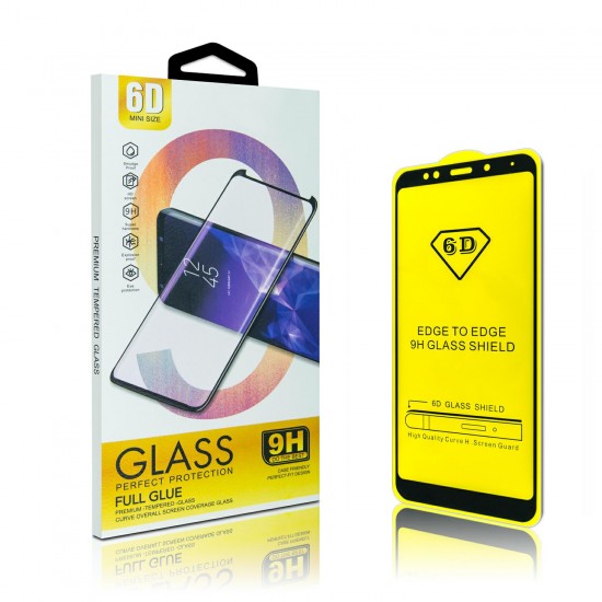 Protective glass 6D FULL GLUE HUAWEI P SMART Z black