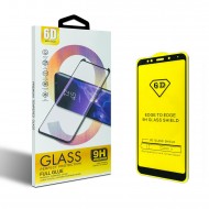 Protective glass 6D FULL GLUE HUAWEI Y6P black