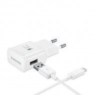 Laadija Samsung EP-TA20+USB-C white