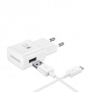 Laadija Samsung EP-TA20+microUSB white