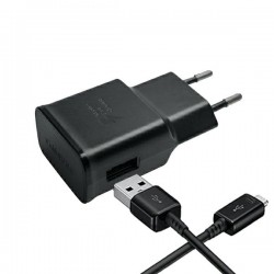 Зарядка Samsung EP-TA200EB+USB-C black