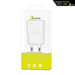 Laadija USB ACURA 5V/1A BW-H19 white