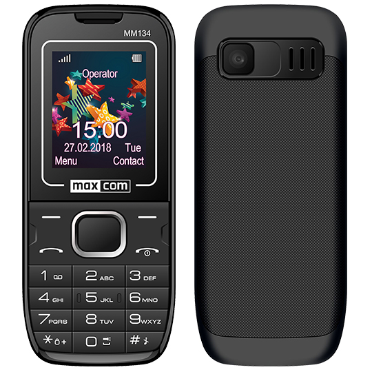 Telefon MAXCOM MM134 black