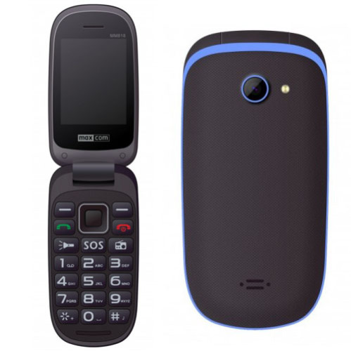 Telefon MAXCOM MM818 black/blue