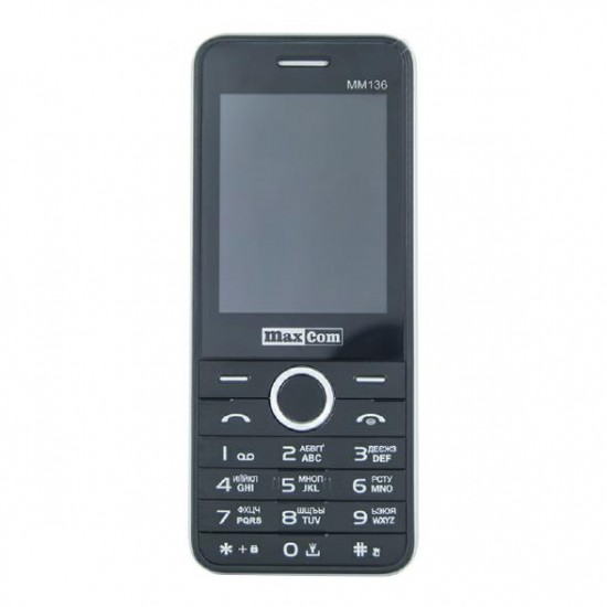 Telephone MAXCOM. MM136 blu/whi CYRYLICA