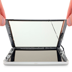 Opening the tablet